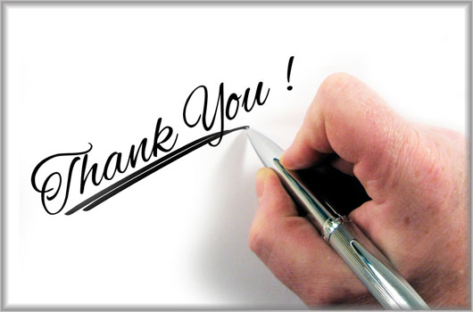 Das follow-up ist ein wichtiger Bestandteil Ihrer Bewerbungsaktivitäten. Dazu gehört auch ein Thank-You-Letter.