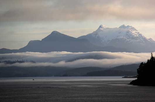 Fünf Klimazonen in Alaska