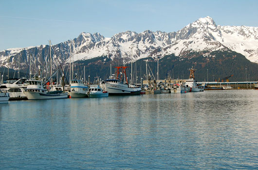 Harbor on Resurrection Bay at Seward, Alaska