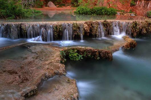 Havasu Falls. Tropisches Paradies in der Wüste