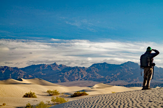 Death Valley National Park, Mesquite Dunes.