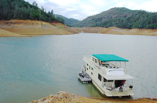 Hausboating am Lake Shasta