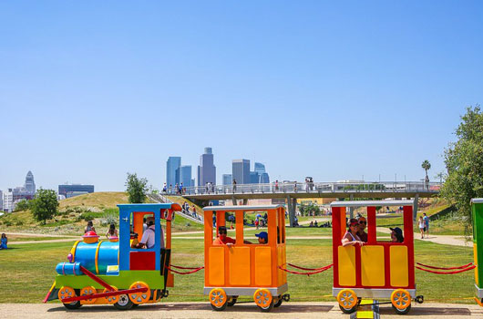 Los Angeles State Historic Park just outside of downtown