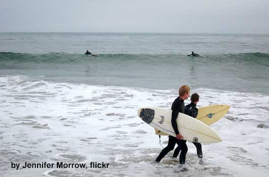 Pleasure Point Beach. Bild: Jennifer Morrow