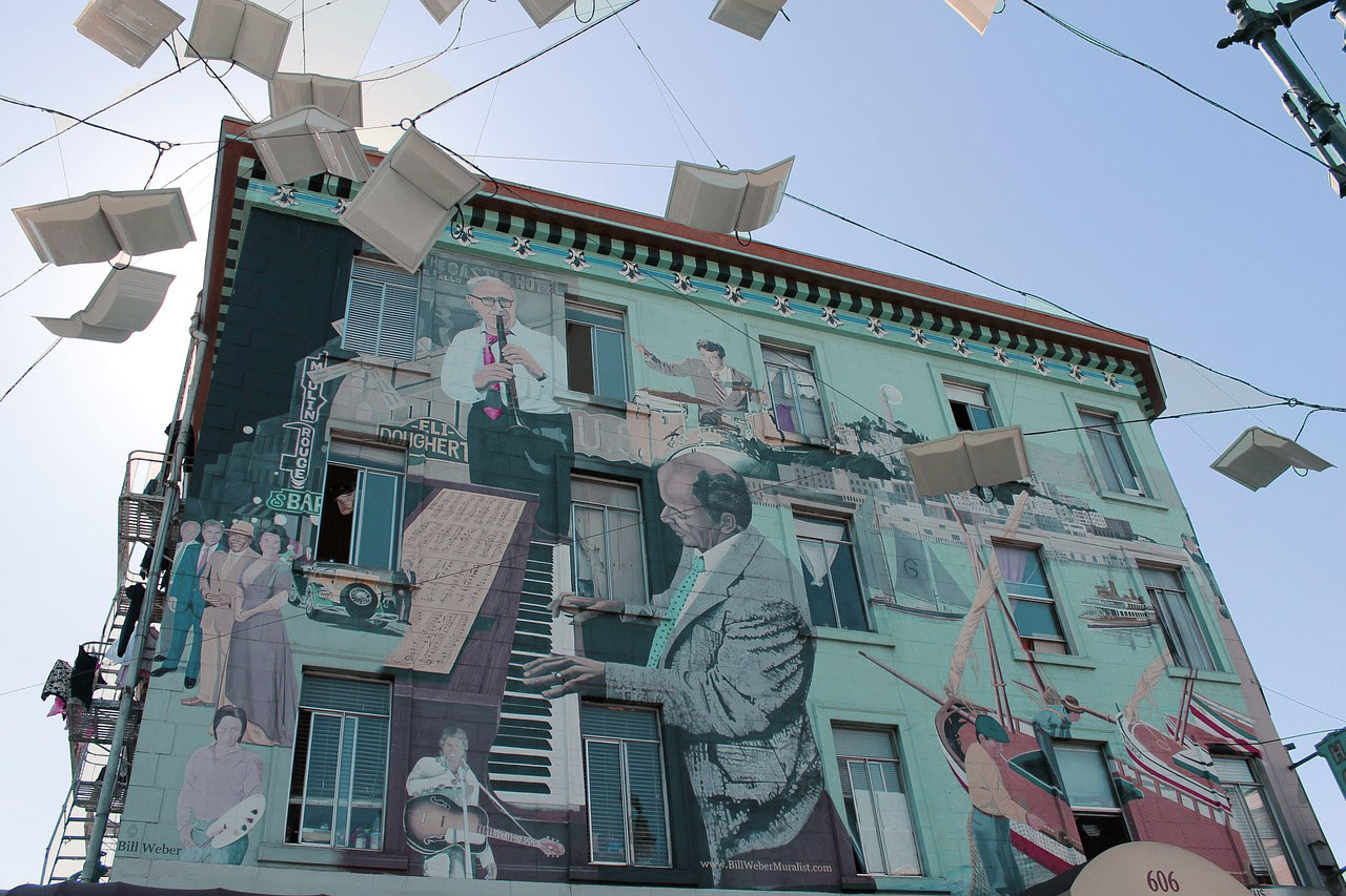 Der North Beach Mural-Spaziergang