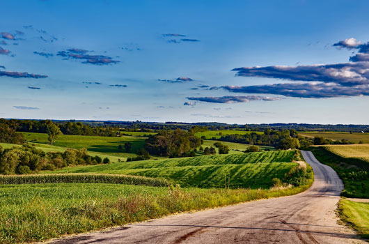 Ländliche Idylle, Wisconsin